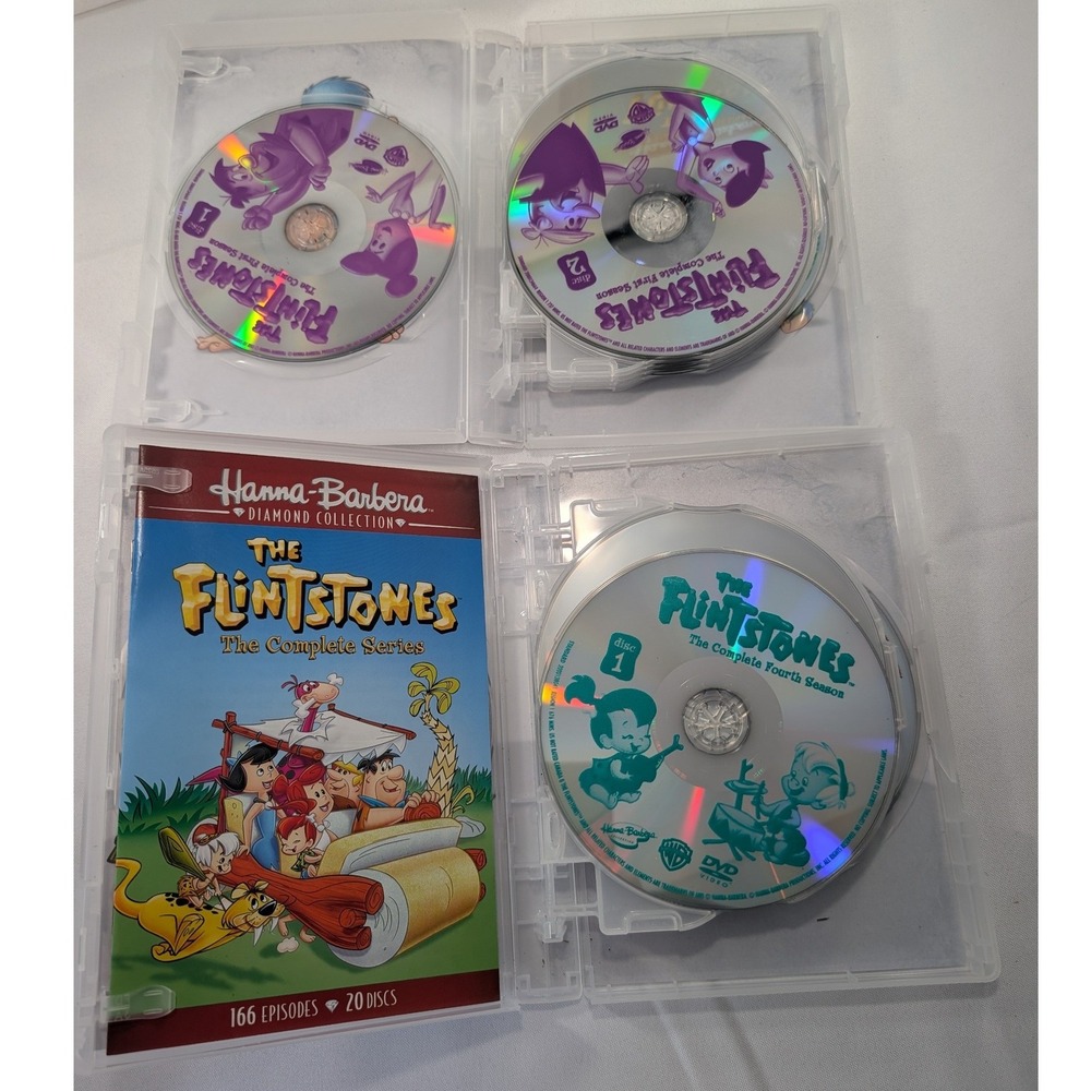 The Flintstones The Complete Series DVD Hanna-Barbera Diamond Collection 20 Disc - Picture 4 of 6